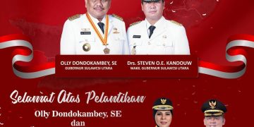 Jokowi Lantik Gubernur dan Wagub Sulut, Tatong : Saya Yakin Nyiur Melambai Semakin Maju