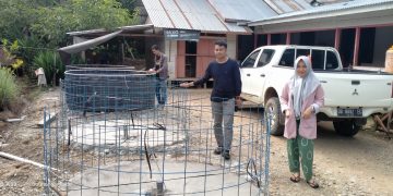 Desa Dayow Terima Bantuan Kolam Bioflok Dari JRBM