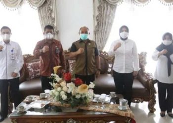 Silaturahim, Kaban BNN Sulut Sambangi Rudis Wali Kota Kotamobagu