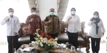 Silaturahim, Kaban BNN Sulut Sambangi Rudis Wali Kota Kotamobagu