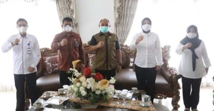 Silaturahim, Kaban BNN Sulut Sambangi Rudis Wali Kota Kotamobagu