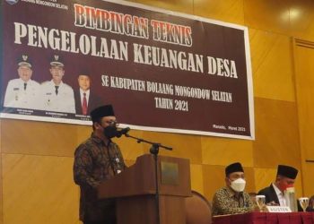 Dinas PMD Bolsel Gelar Bimtek Pengelolaan Keuangan Desa