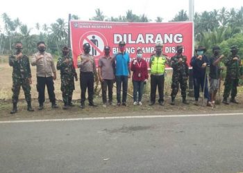 Kelurahan Imandi, Koramil 07 dan Polsek Dumoga Timur Laksanakan Baksos