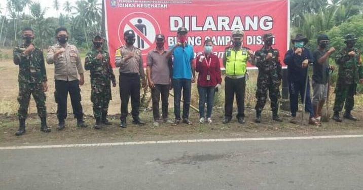 Kelurahan Imandi, Koramil 07 dan Polsek Dumoga Timur Laksanakan Baksos