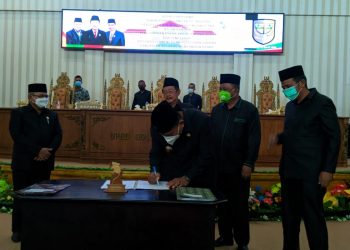DPRD Bolmut Gelar Paripurna Penyampaian Pokir dan Penetapan Propemperda