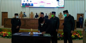 DPRD Bolmut Gelar Paripurna Penyampaian Pokir dan Penetapan Propemperda