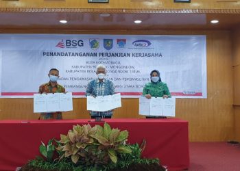 Pemkot Kotamobagu, BPKP dan BSG Teken MoU Terkait Aplikasi Keuangan Daerah