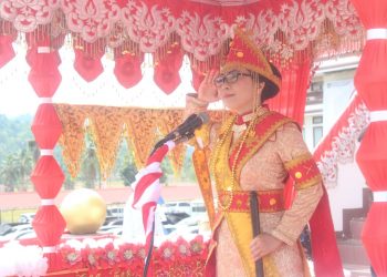Lengkap Dengan Pakaian Adat, Yasti IRUP HUT Kabupaten Bolaang Mongondow ke-67