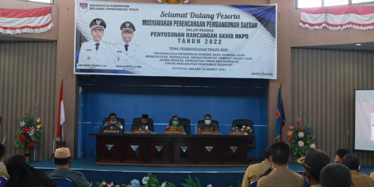 Boltim Gelar Musrenbang Tingkat Kabupaten