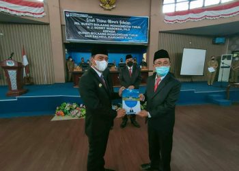 Pemkab Boltim Gelar Serah Terima Jabatan Bupati dan Wakil Bupati Terpilih