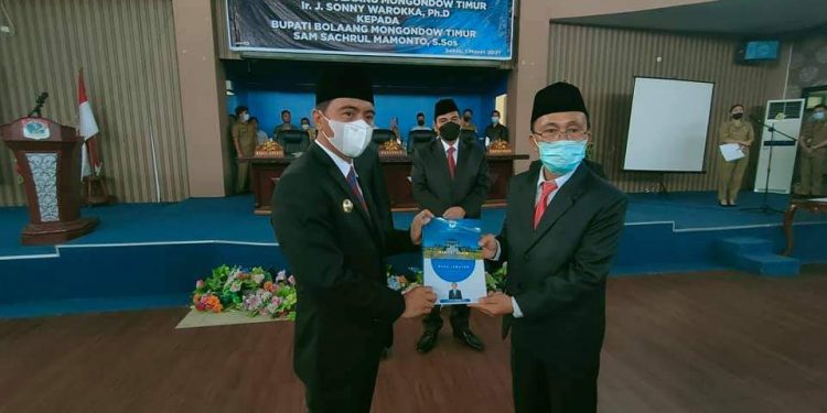 Pemkab Boltim Gelar Serah Terima Jabatan Bupati dan Wakil Bupati Terpilih