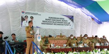 Bupati dan Wakil Bupati Boltim Gelar Silaturahmi di Kecamatan Tutuyan
