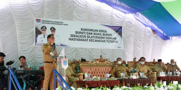 Bupati dan Wakil Bupati Boltim Gelar Silaturahmi di Kecamatan Tutuyan