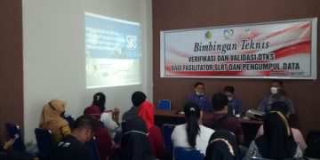 Verval DTKS, Dinsos Bimtek Fasilitator SLRT dan Pengumpul Data