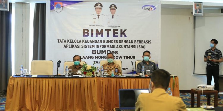 Pemkab Boltim Gelar Bimtek Pengelolaan Keuangan BUMDes Berbasis SIA