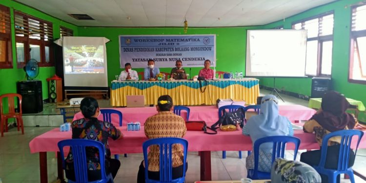 Dinas Pendidikan Bolmong Gelar Workshop Matematika