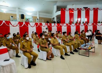 Bersama Kada Se-Sulut Bupati Sachrul Hadiri Bimtek Penyederhanaan Birokrasi