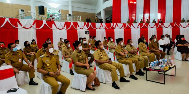 Bersama Kada Se-Sulut Bupati Sachrul Hadiri Bimtek Penyederhanaan Birokrasi