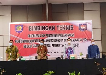 Tahlis Buka Bimtek Pergeseran dan Penatausahaan Anggaran SIPD 2021
