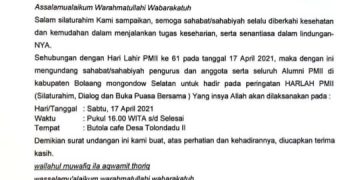 Peringati Harlah Ke-61, Besok IKA PMII Bolsel Gelar Buka Puasa Bersama