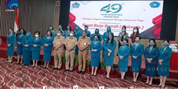 Ketua Tim Penggerak PKK Bolsel Ikut Rakerda Provinsi