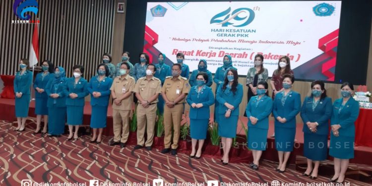 Ketua Tim Penggerak PKK Bolsel Ikut Rakerda Provinsi