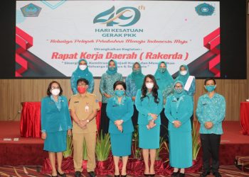 Tim Penggerak PKK Boltim Hadiri Rakerda Provinsi