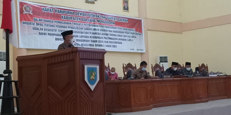 Lima Fraksi DPRD Bolmong Sepakat Sukseskan Paripurna LKPJ Bupati