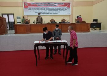 DPRD Bolmong Paripurnakan 2 Ranperda dan LKPj Bupati Tahun 2020