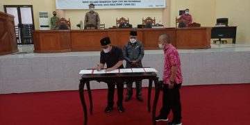 DPRD Bolmong Paripurnakan 2 Ranperda dan LKPj Bupati Tahun 2020