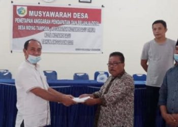 APBDes Moyag Tampoan Tahun 2021 Ditetapkan