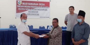 APBDes Moyag Tampoan Tahun 2021 Ditetapkan