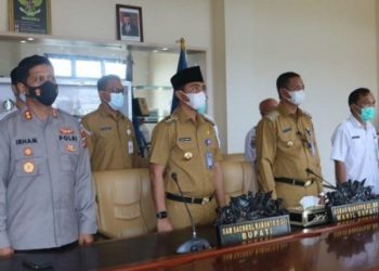 Melalui Virtual, Bupati dan Wakil Bupati Boltim Ikut Rakor Dengan Presiden RI