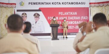 Nayodo Lantik Pengurus FAD Kotamobagu