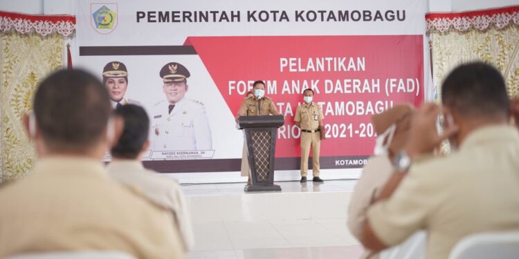 Nayodo Lantik Pengurus FAD Kotamobagu