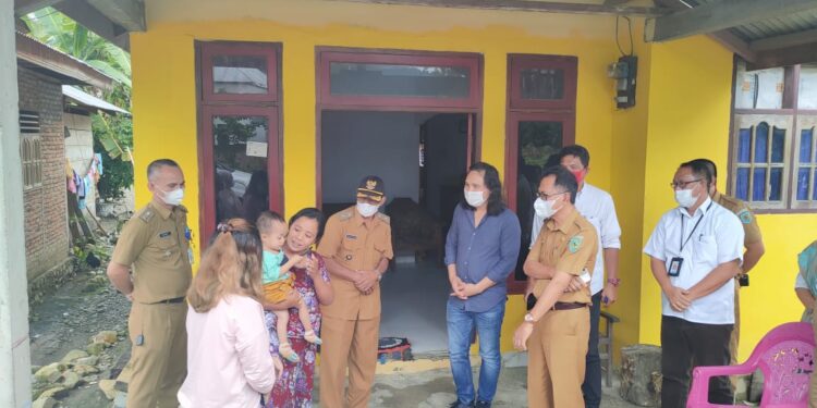 Bappeda Bolmong Uji Petik Penurunan Stunting Bersama Tim Bappeda Provinsi