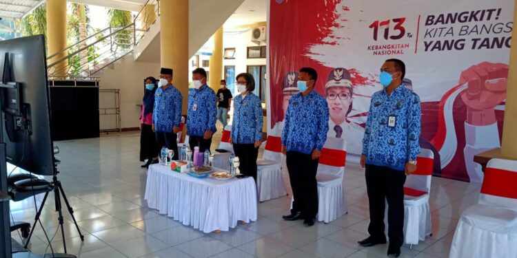 Pemkab Bolmong Ikuti Peringatan Harkitnas ke-113 Secara Virtual