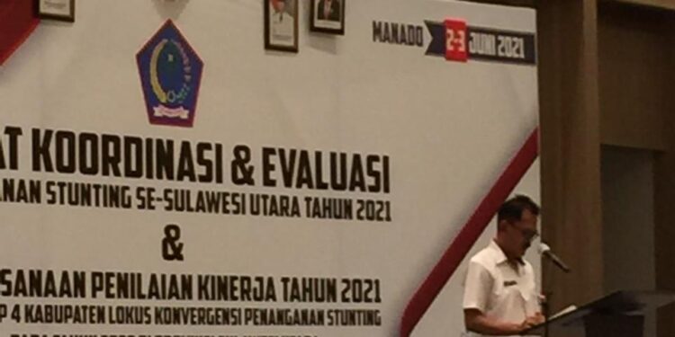 Rakor Stunting se-Sulut, Taufik Paparkan Strategi Penanganan di Bolmong
