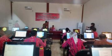 Peserta Seleksi JPT Ikuti Tes Penulisan Makalah