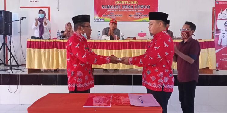 Sangadi Terpilih Ajak Masyarakat Luwoo Solid Membangun Desa
