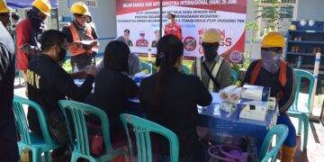 136 Karyawan PT Perumahan Pembangunan Laksanakan Tes Narkoba