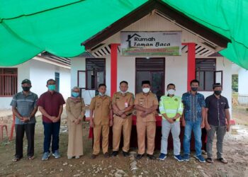 Tingkatkan Minat Baca, Disdik Bolsel Resmikan RTB Bantuan PT. JRBM