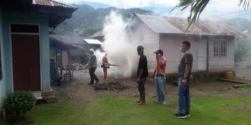 Cegah DBD, Dinkes Bolmong langsung Lakukan Fogging