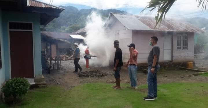 Cegah DBD, Dinkes Bolmong langsung Lakukan Fogging