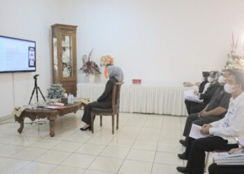 Tatong Ikuti VLH Evaluasi KLA 2021 Bersama Kementerian P3A RI