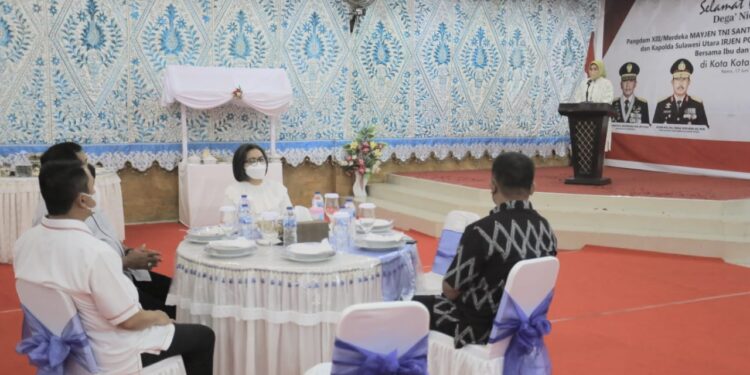 Tatong Bara Terima Kunjungan Pangdam XIII Merdeka dan Kapolda Sulut