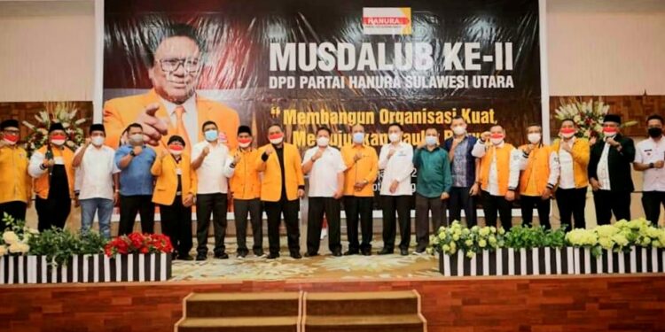 Wakili Wali Kota, Nayodo Hadiri Musdalub II Partai Hanura Sulut