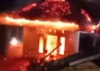 Korsleting, Rumah Milik Hj Suarni Terbakar