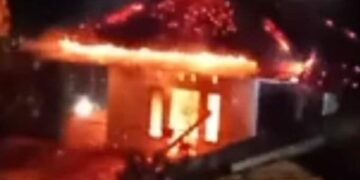 Korsleting, Rumah Milik Hj Suarni Terbakar