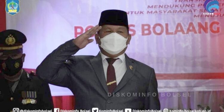 Wabup Bolsel Hadiri Peringatan HUT Bhayangkara Ke-75